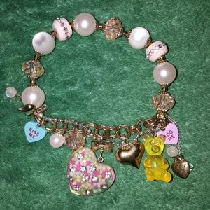 Betsey Johnson candyland gummi bear bracelet